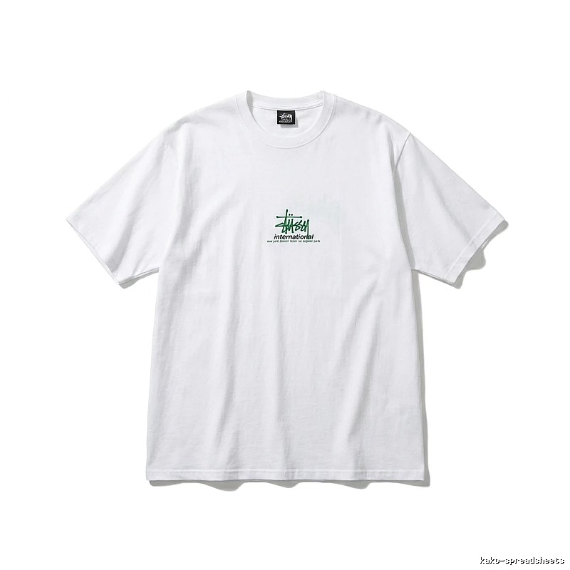 Stussy International Series Simple White T-shirt