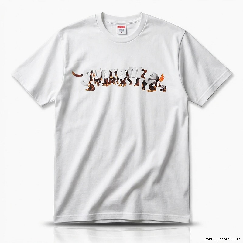 Supreme Animal Print White T-shirt