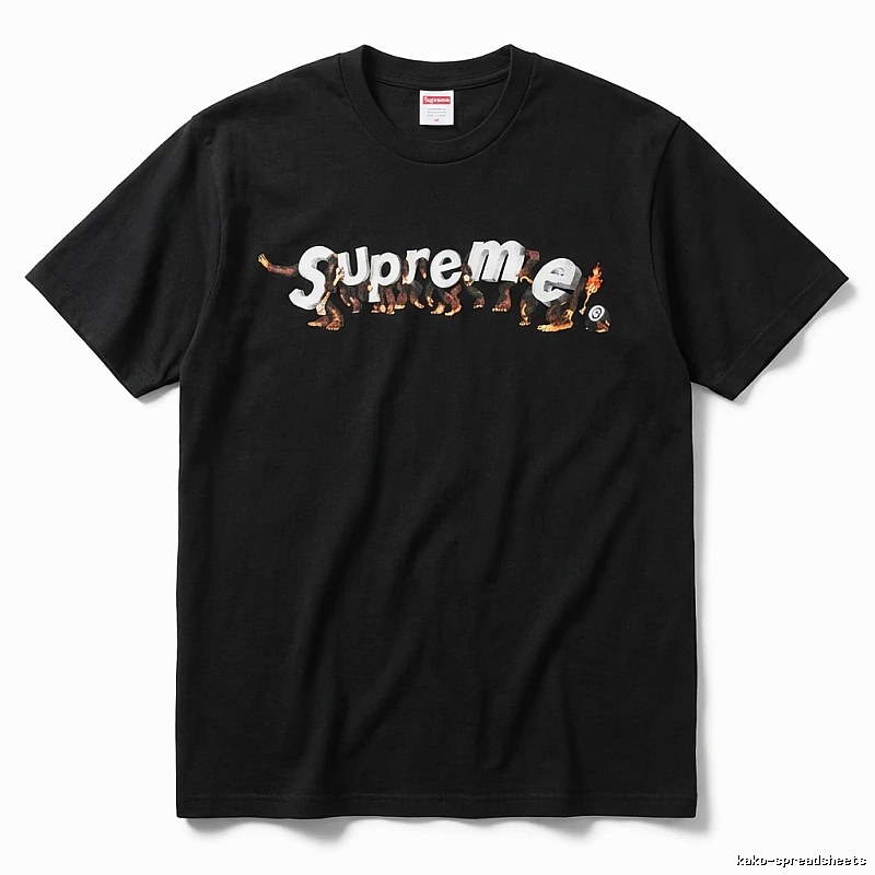Supreme Ape Series Black T-shirt