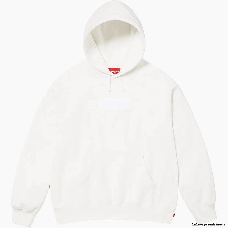 Supreme Monogram Logo hoodie Gray Red Oversized for Layered Styling