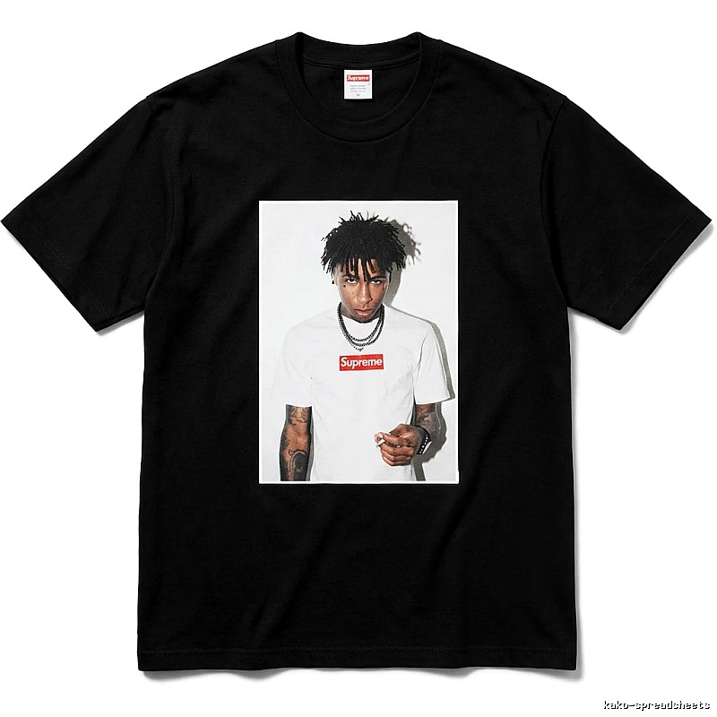 Supreme Portrait Style Black T-shirt