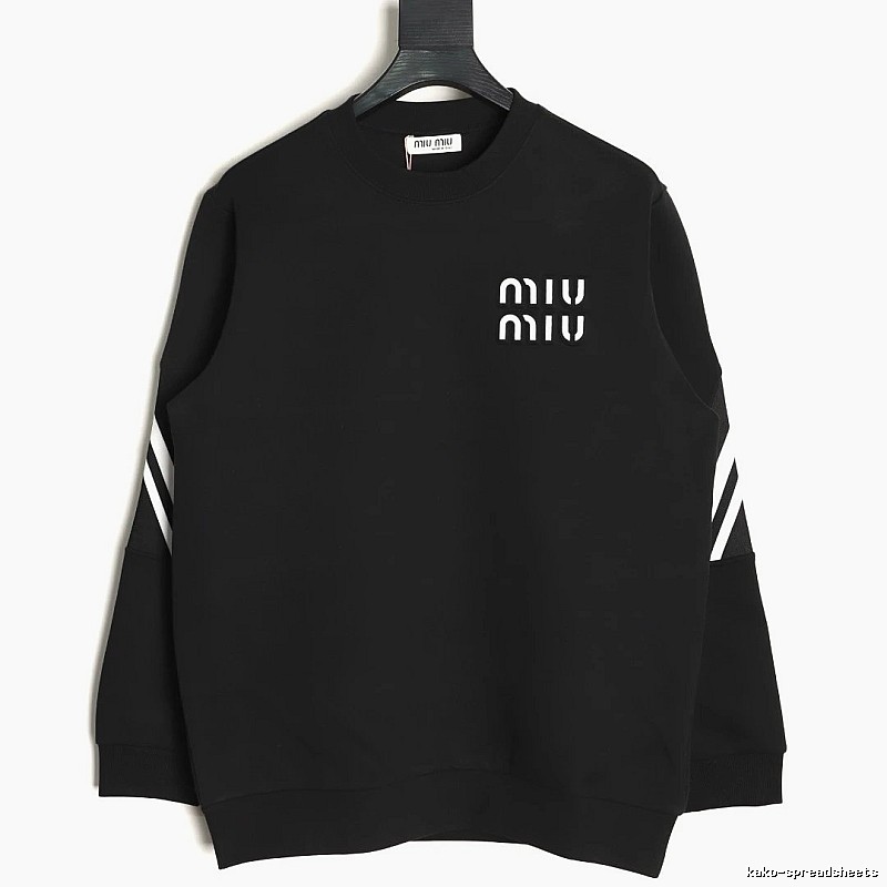 Sweatshirt by Miu Miu with Black Sweatshirt with White Miu