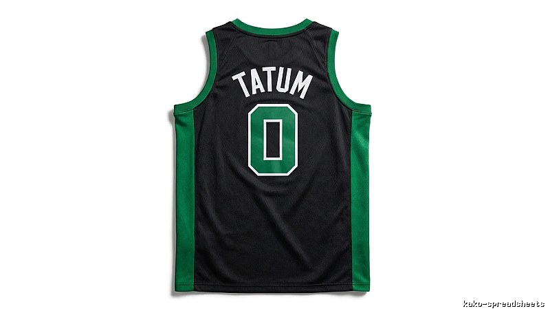 Tatum series black-green basketball uniforms