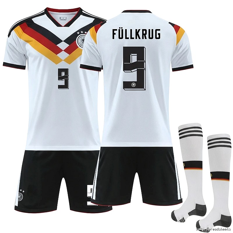 The white jersey of the German team.