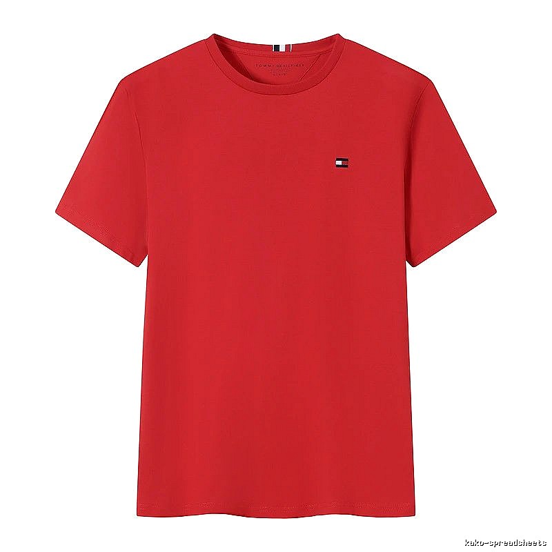 Tommy Hilfiger Red Logo T-Shirt Weekend Wear