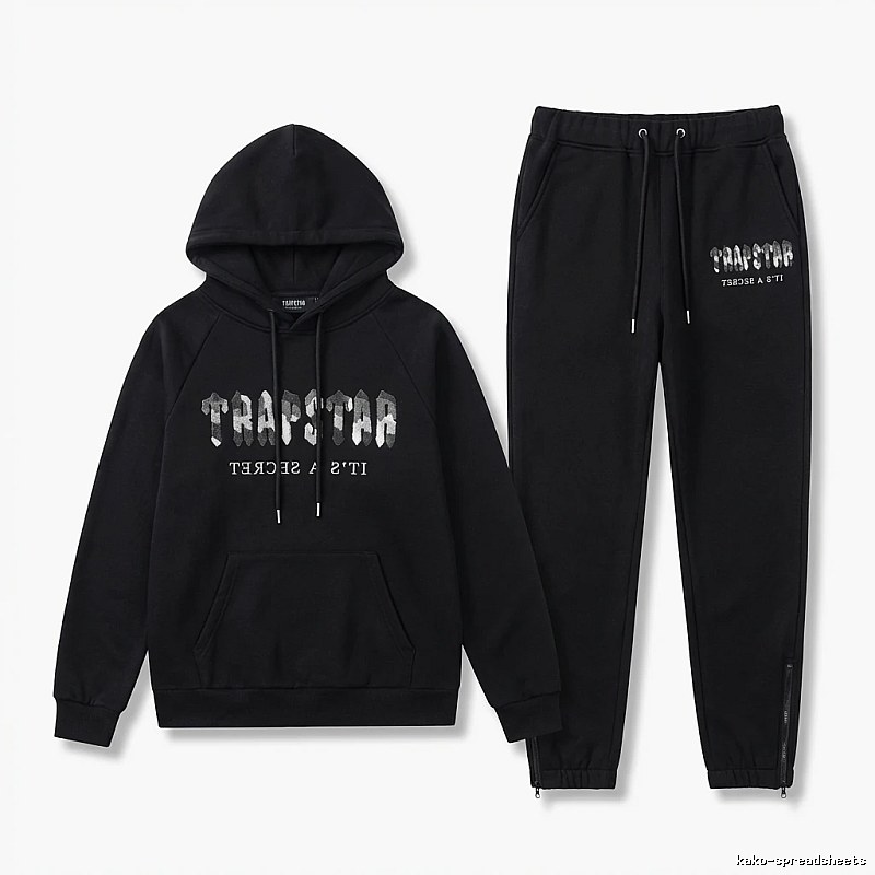 Trapstar letter-style black sweatshirt