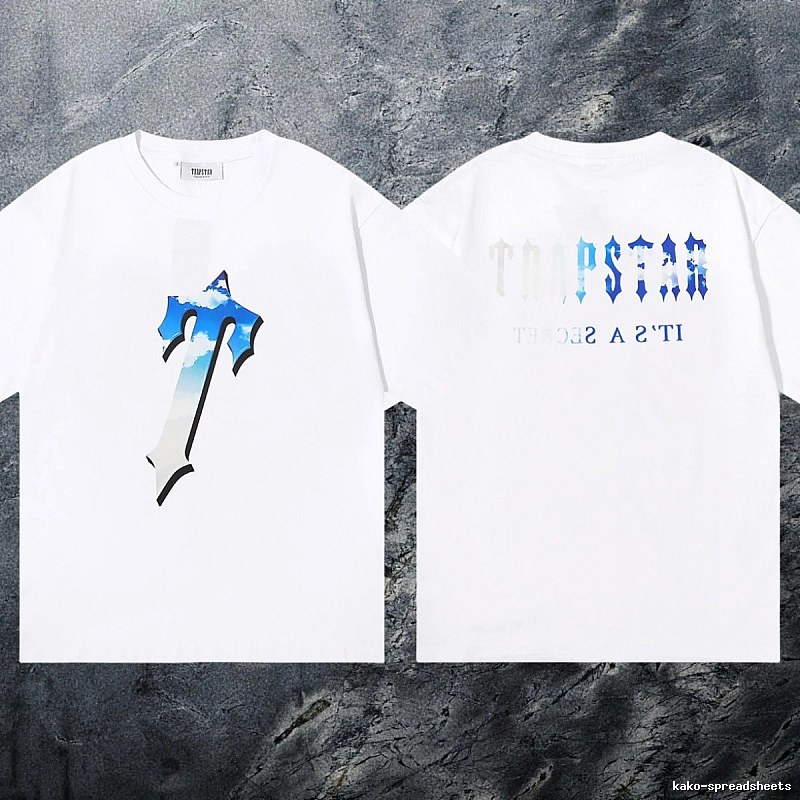 Trapstar Monogram Keys graphic T-shirt Black White Key for Casual Outfits