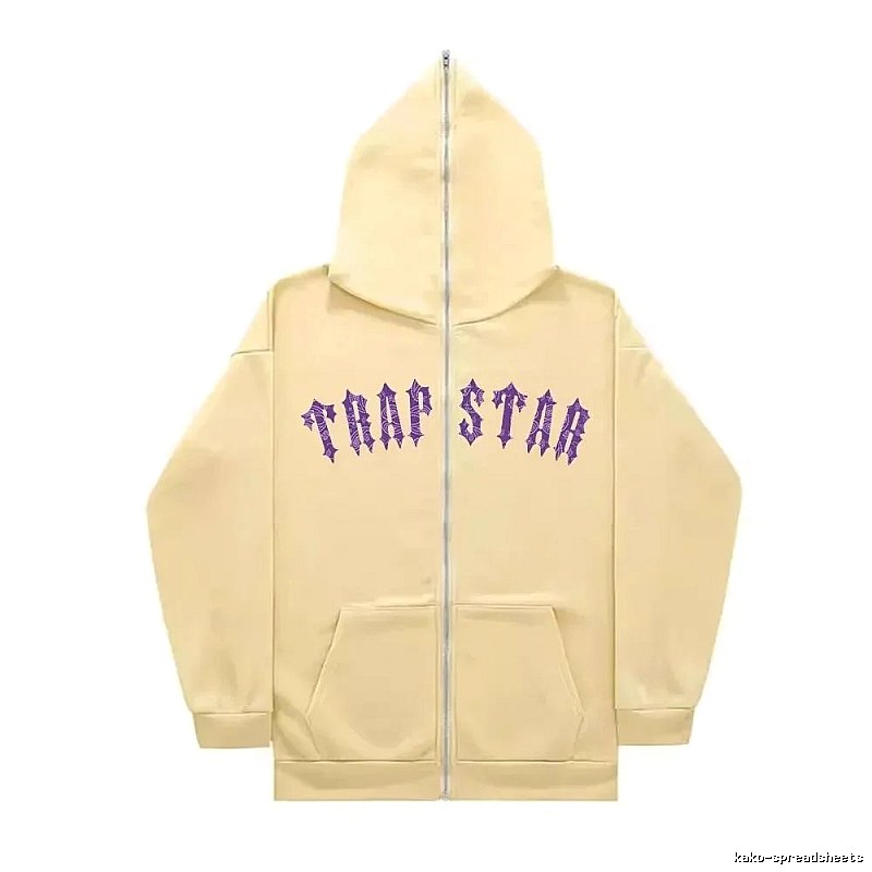 Trapstar Statement Graphic zip hoodie Black Zip Pink for Easy Pairing