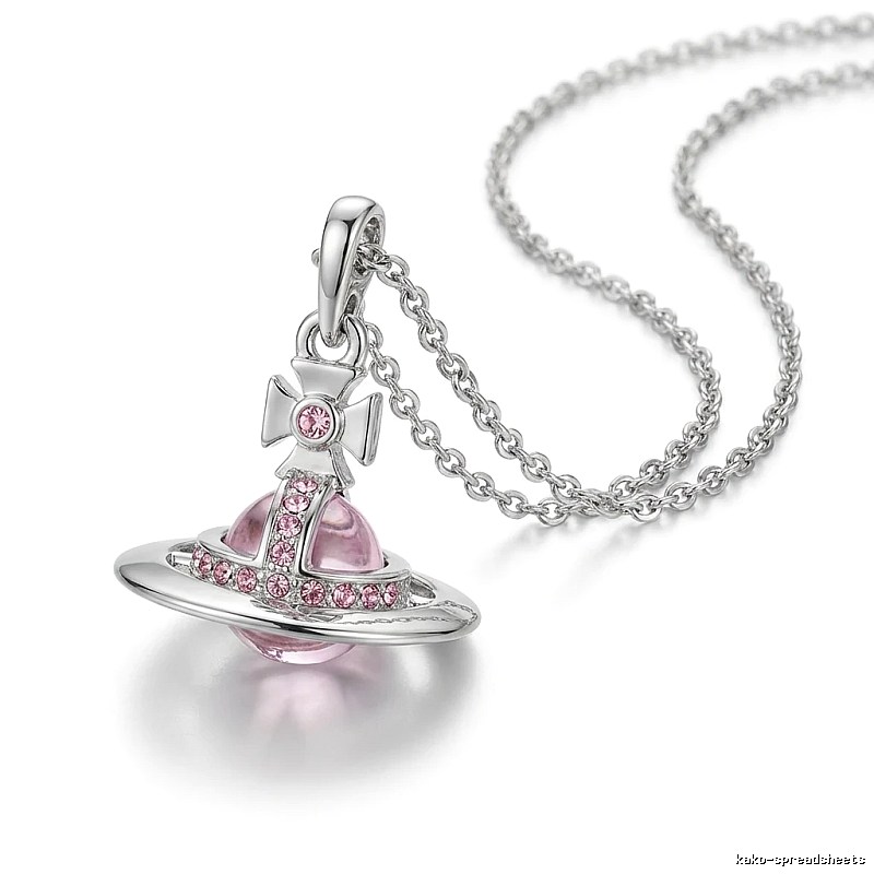 Vivienne Westwood Saturn series silver necklace