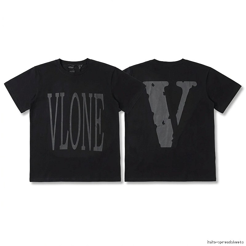Vlone minimalist style black T-shirt