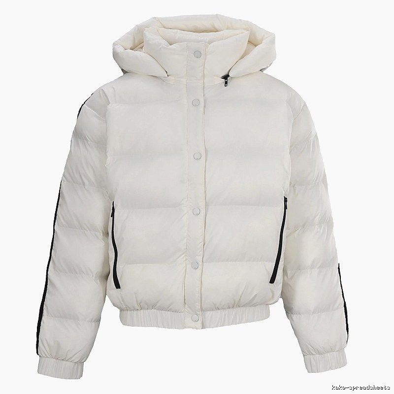 Weekend Cropped Puffer Jacket with high collar